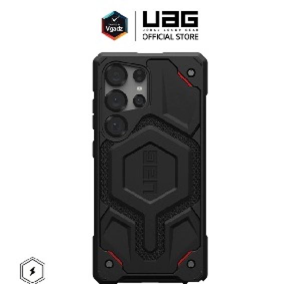 เคสสำหรับ Galaxy  S25 Ultra รุ่น Monarch Pro สี Carbon black