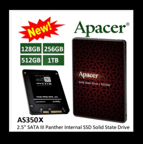 1TB SSD (เอสเอสดี) APACER AS350X AS340X 3D NAND SATA III 6Gb/s